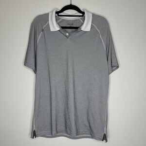 Rhone Gray Polo Shirt L Large